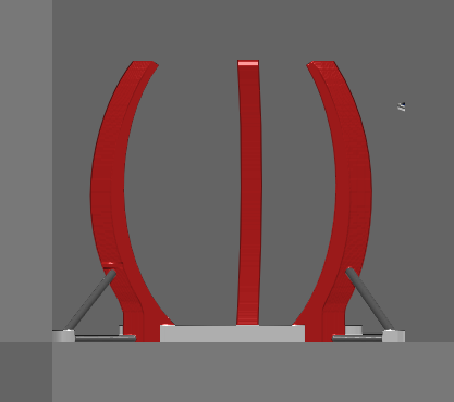 A render of the gateway, looking pretty flat